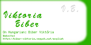viktoria biber business card